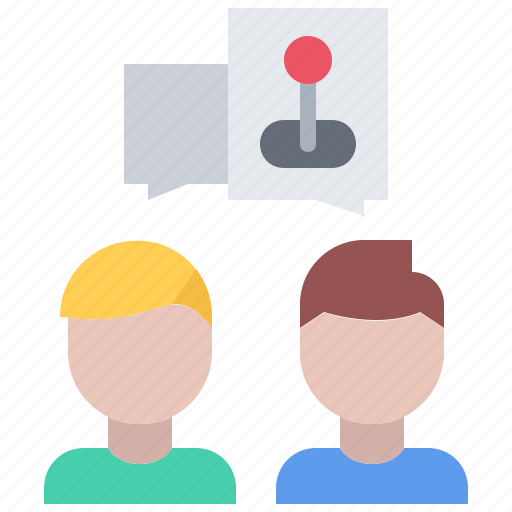 Conversation, consultation, people, joystick, game, video icon - Download on Iconfinder