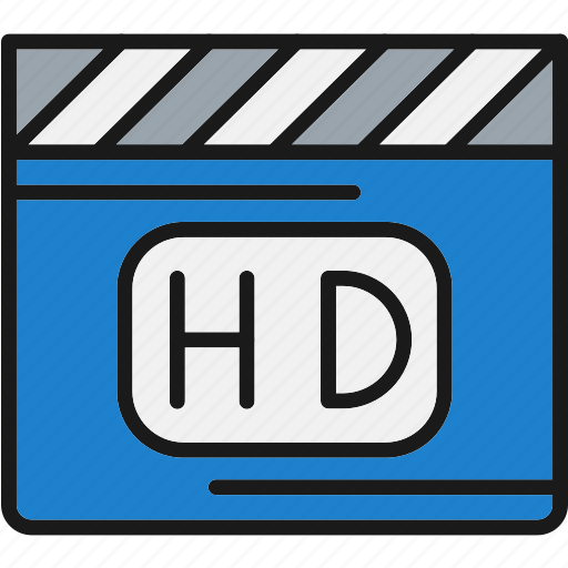 Hd, movie, video icon - Download on Iconfinder on Iconfinder