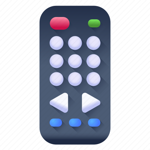Tv remote, remote controller, remote buttons, electronic, device icon - Download on Iconfinder