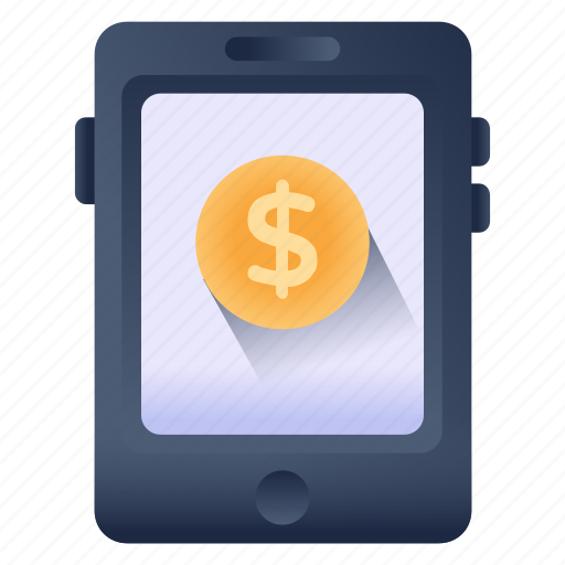 Mobile money, online money, online earning, mobile pay, online payment icon - Download on Iconfinder