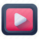 video, movie, play, media button, play button