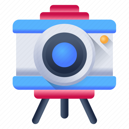 Tripod camera, camera stand, tripod, camera holder, photography stand icon - Download on Iconfinder