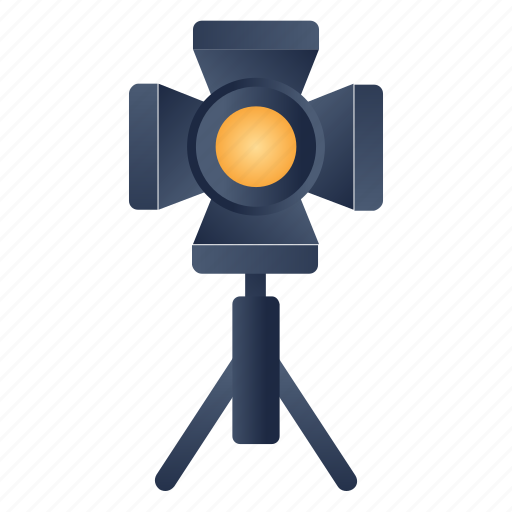 Studio light, film light, tripod light, tripod stand, photography light icon - Download on Iconfinder
