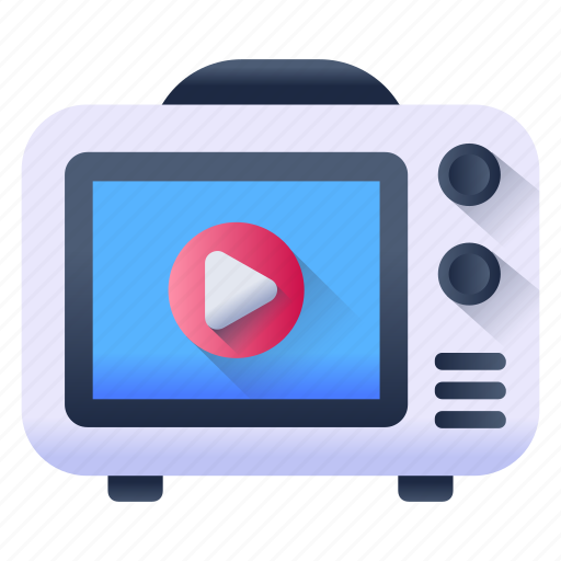 Tv broadcast, tv film, movie, television, tv video icon - Download on Iconfinder