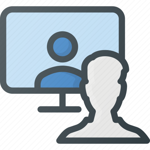 Conference, meeting, online, video icon - Download on Iconfinder