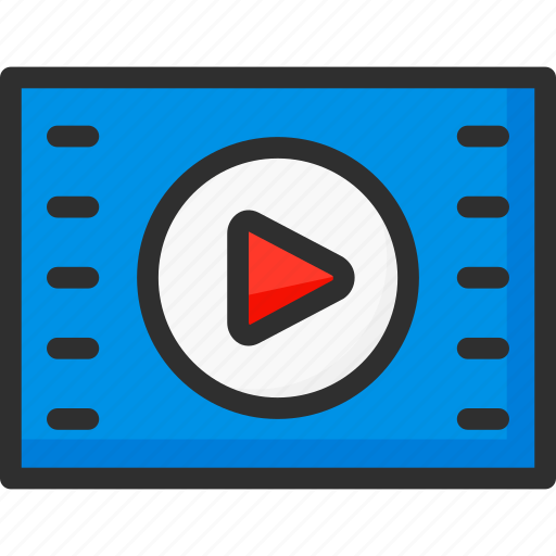 Clip, frame, movie, player, video icon - Download on Iconfinder