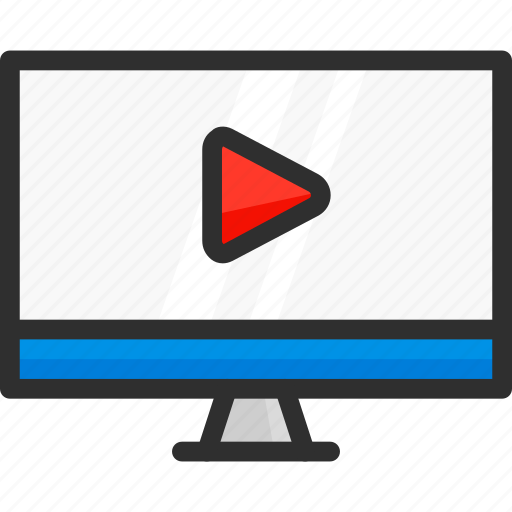 Clip, computer, monitor, movie, player, video icon - Download on Iconfinder
