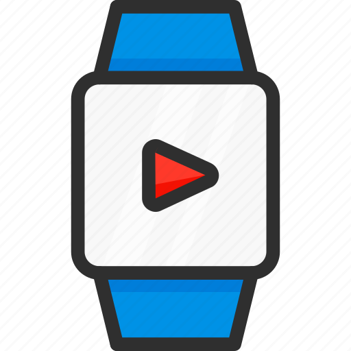 Clip, hand, movie, player, video, watch, wrist icon - Download on Iconfinder