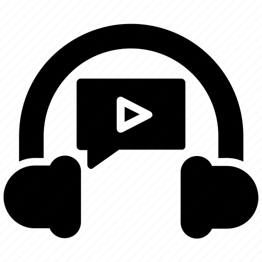 Audio, headphones, hear, listen, listening device icon - Download on Iconfinder