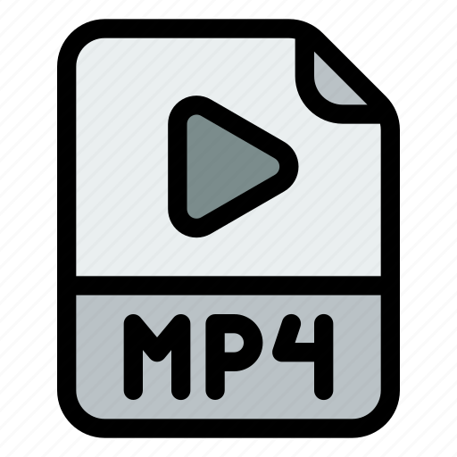 Format, mp4, extension, video icon - Download on Iconfinder