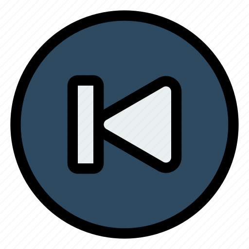 Previous, backward, video, player icon - Download on Iconfinder