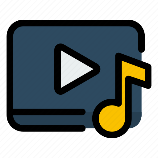 Video, music, song, background icon - Download on Iconfinder
