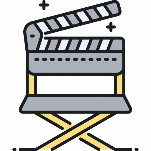 Chair, director chair, producer chair icon - Download on Iconfinder