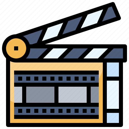 Action, clapper, clapperboard, film, movie icon - Download on Iconfinder