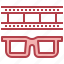 3d, film, glasses, movie, multimedia 