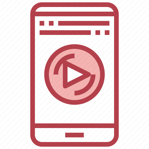 Media, mobile, phone, player, smartphone, youtube icon - Download on Iconfinder