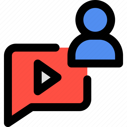 Account, criticize, channel, play, video, multimedia, you tube icon - Download on Iconfinder