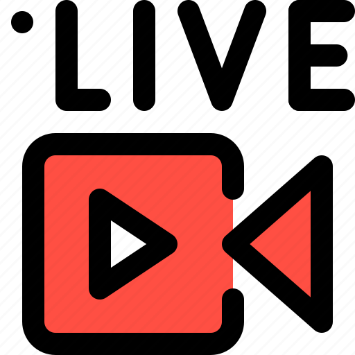 Broadcast, live, channel, play, video, multimedia, you tube icon - Download on Iconfinder