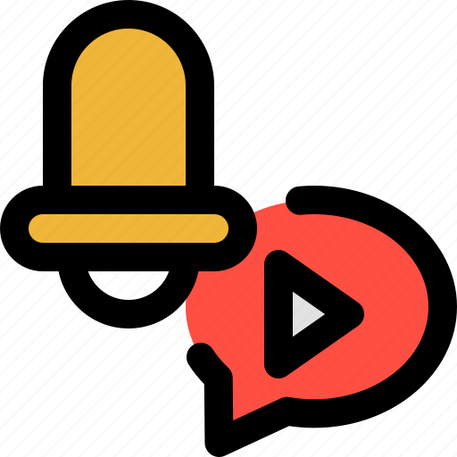 Notification, notif, channel, play, video, multimedia, you tube icon - Download on Iconfinder