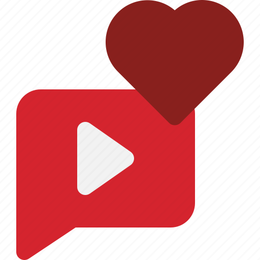 Love, like, channel, play, video, multimedia, you tube icon - Download on Iconfinder