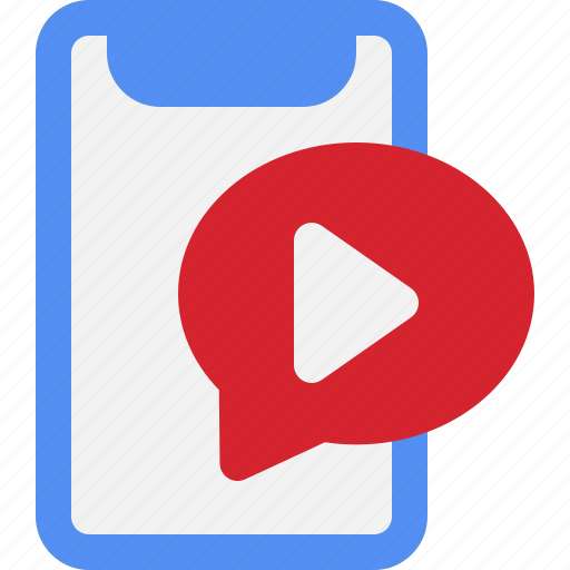 Smartphone, mobile, channel, play, video, multimedia, you tube icon - Download on Iconfinder