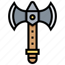 axe, great, warrior, weapon
