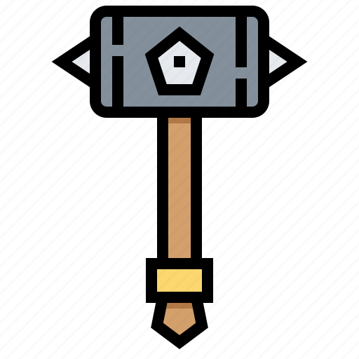 Battle, hammer, knight, warrior, weapon icon - Download on Iconfinder