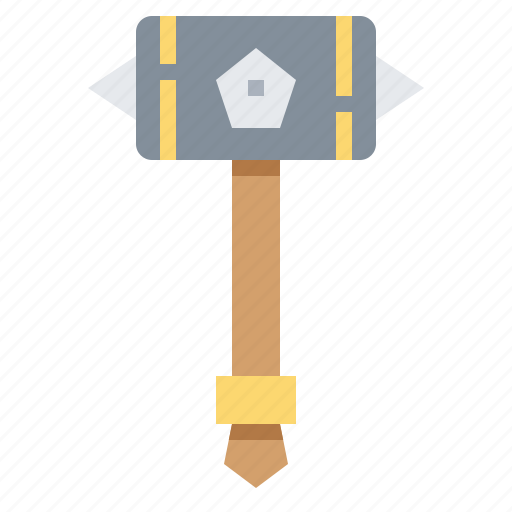 Battle, hammer, knight, warrior, weapon icon - Download on Iconfinder