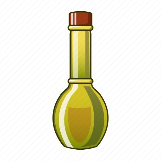 Bottle, cartoon, cooking, glass, oil, olive, virgin icon - Download on Iconfinder