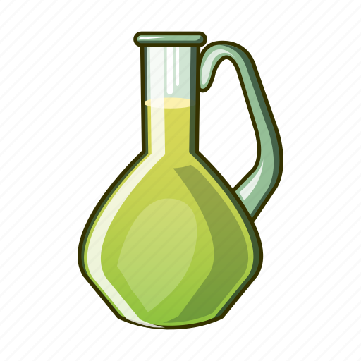 Bottle, bowl, cartoon, glass, jar, oil, olive icon - Download on Iconfinder
