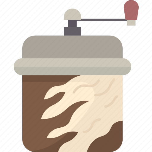 Grinder, marbled, coffee, manual, mill icon - Download on Iconfinder