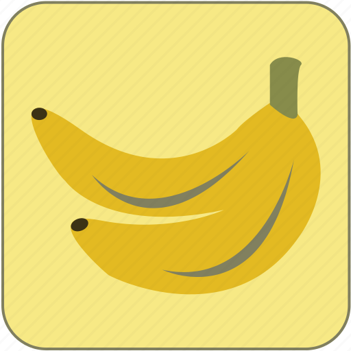 Fruit, banana, food, fresh, healthy, cute, minimalistic icon - Download on Iconfinder