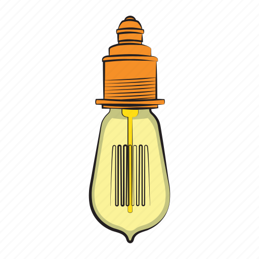 Light bulb, vintage light bulb icon - Download on Iconfinder