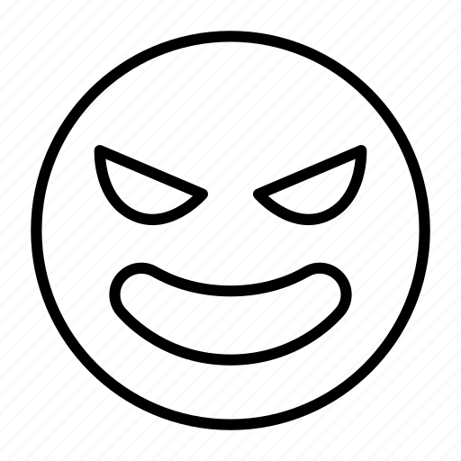 Aggressive, bad person, unhappy, evil, angry, emotion, expression icon - Download on Iconfinder