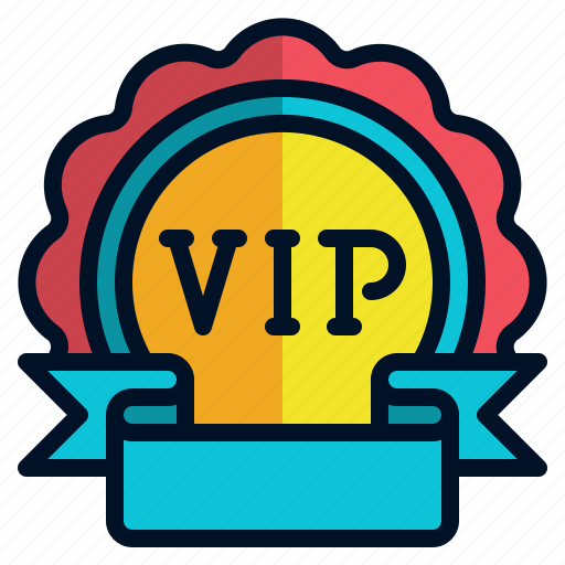 Badge, premium, medal, program, vip, ribbon icon - Download on Iconfinder