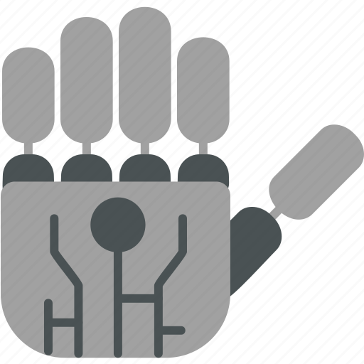 Robotic, hand, arm, mechanical, robot icon - Download on Iconfinder