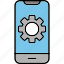 phone, setting, device, mobile, smartphone, icon 