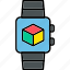 smartwatch, watch, wristwatch, icon 