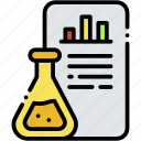 analysis, flask, lab, document, science, file