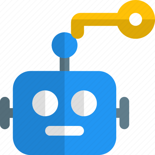 Key, robot, technology icon - Download on Iconfinder