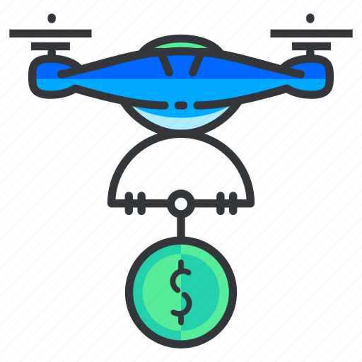 Delivery, drone, finance icon - Download on Iconfinder