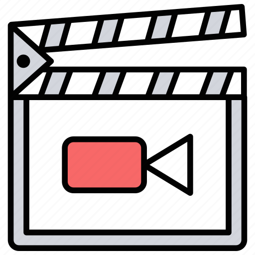 Cinematography, clapper, clapper board, filmmaking, movie icon - Download on Iconfinder