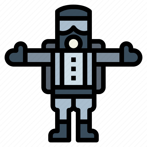 Clothing, covid, protection, protective, suit, vapor, virus icon - Download on Iconfinder