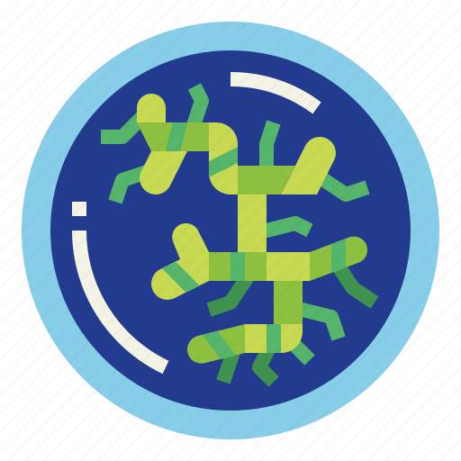 Bacteria, biology, filamentous, virus icon - Download on Iconfinder