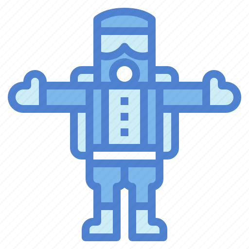 Clothing, corona, protection, protective, suit, vapor, virus icon - Download on Iconfinder