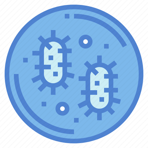 Bacteria, biology, peritrichous, virus icon - Download on Iconfinder