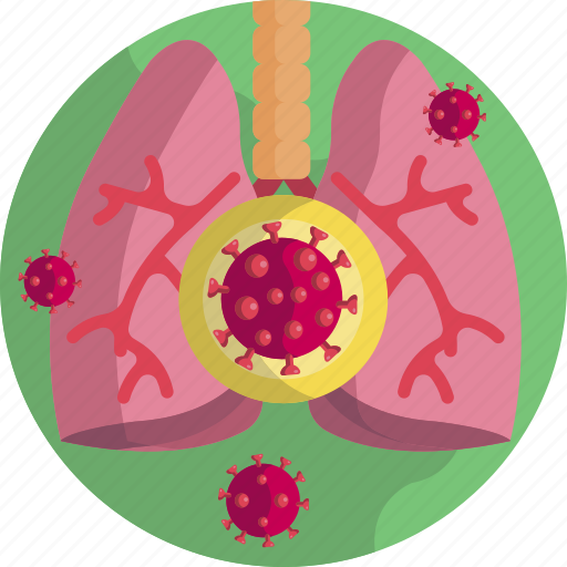 Corona, dangerous, infection, lungs, respiration, transmission, virus icon - Download on Iconfinder