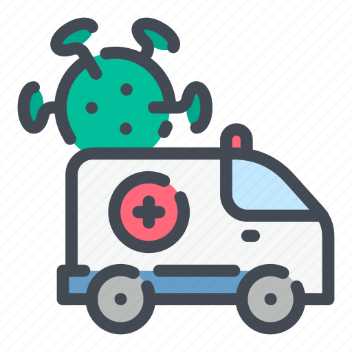 Virus, ambulance, emergency, car, help, first aid icon - Download on Iconfinder