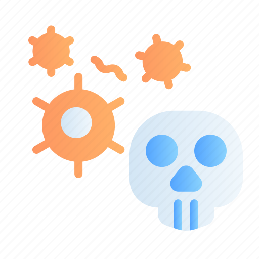 Virus, deadly, bacteria, disease, dead icon - Download on Iconfinder