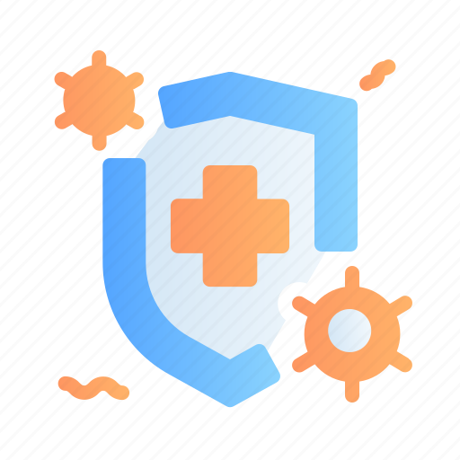 Virus, protection, shield, medical, immune icon - Download on Iconfinder